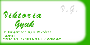viktoria gyuk business card