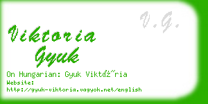 viktoria gyuk business card